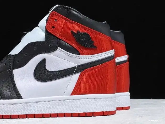 Black Retro CD0461-016 Satin Air High Jordan 1 Toe 0414